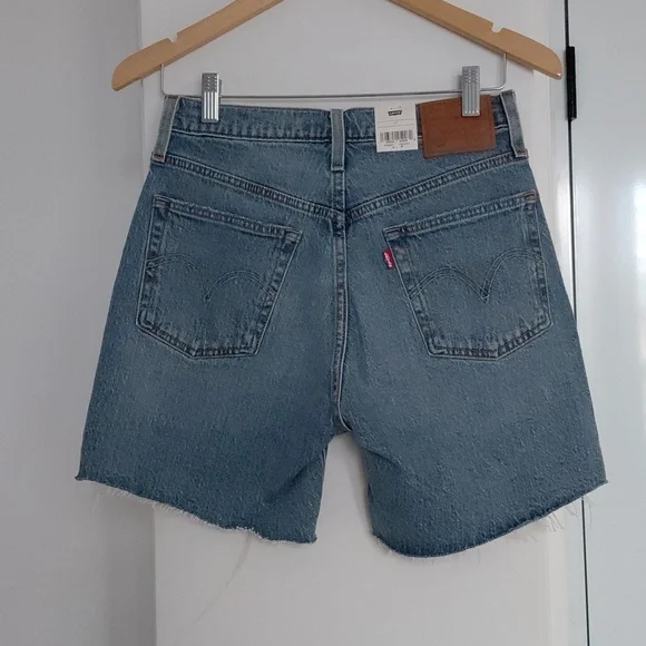 Levi's 501 Mid Thigh High Rise Shorts Odeon Sz 27 NWT - Picture 10 of 11